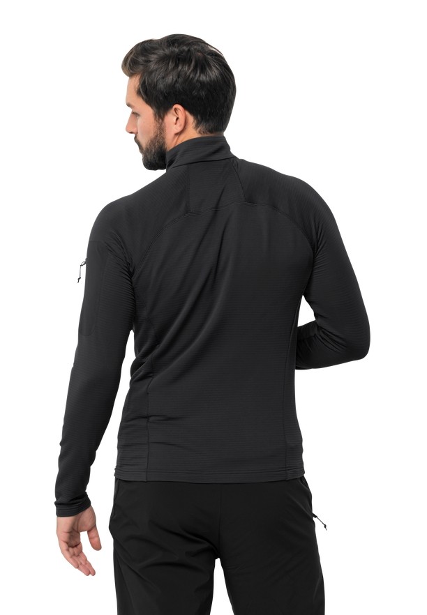 Black Jack Wolfskin Prelight Fz Men Fleece Jackets | 32396263