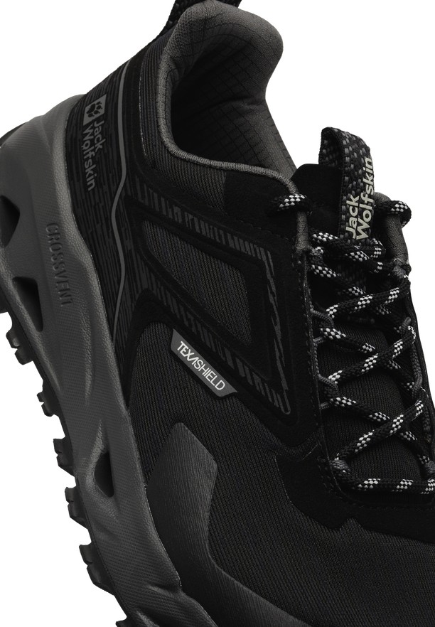 Black Jack Wolfskin Prelight Texashield Low Men Hiking Shoes | 55008203