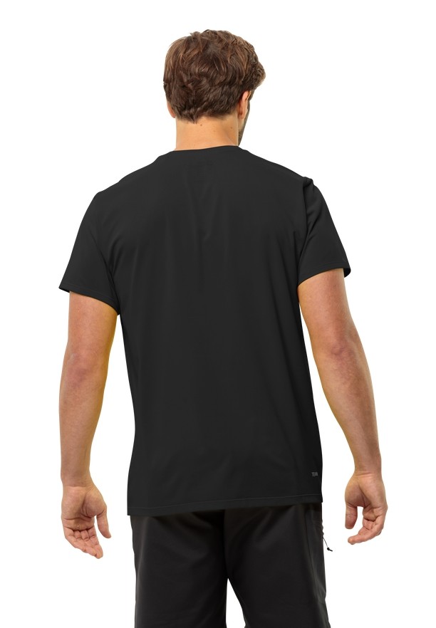 Black Jack Wolfskin Prelightrail Men T Shirts | 27650956