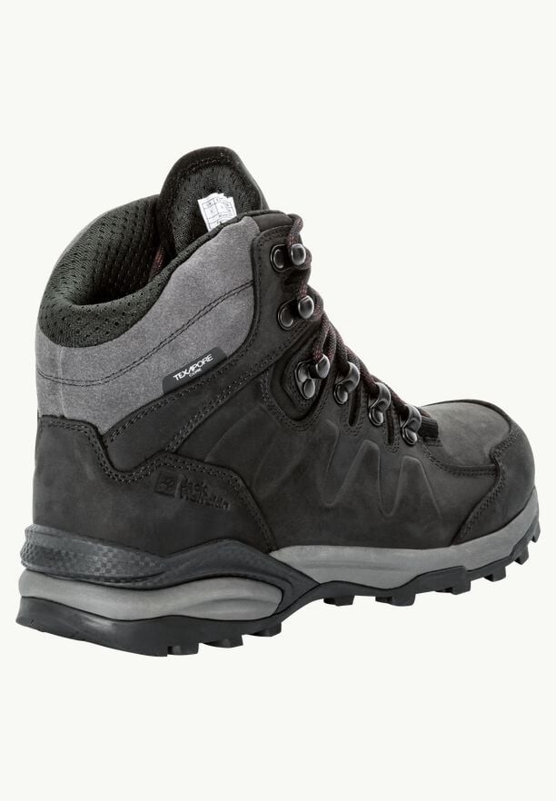 Black Jack Wolfskin Refugio Prime Texapore Mid Women Hiking Shoes | 15477381
