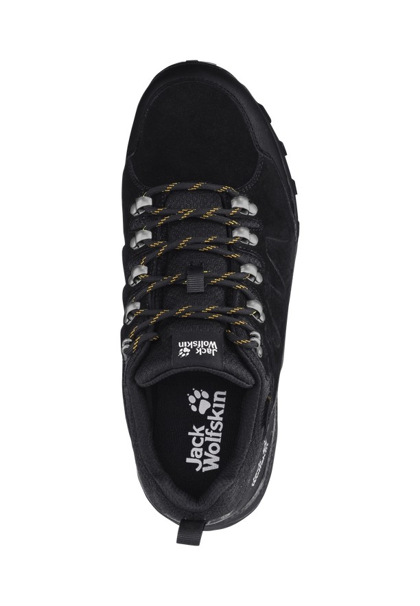 Black Jack Wolfskin Refugio Texapore Low Men Hiking Shoes | 83791472