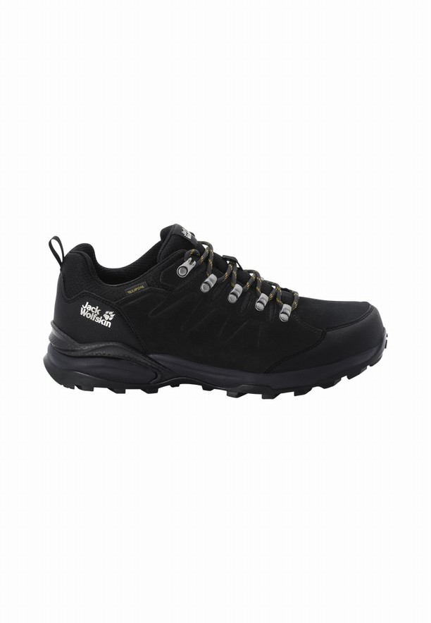 Black Jack Wolfskin Refugio Texapore Low Men Hiking Shoes | 83791472