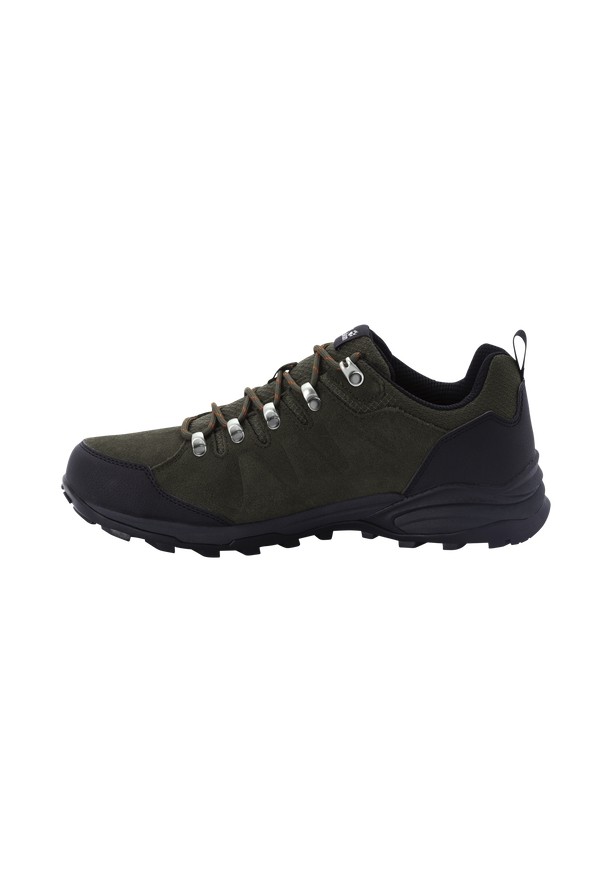 Black Jack Wolfskin Refugio Texapore Low Men Hiking Shoes | 45453805