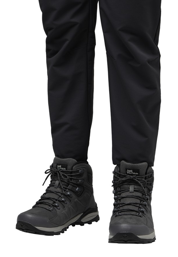 Black Jack Wolfskin Refugio Texapore Mid Men Hiking Shoes | 94169929