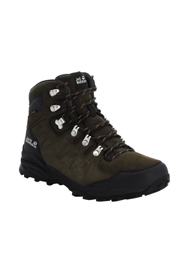 Black Jack Wolfskin Refugio Texapore Mid Men Hiking Shoes | 36049967