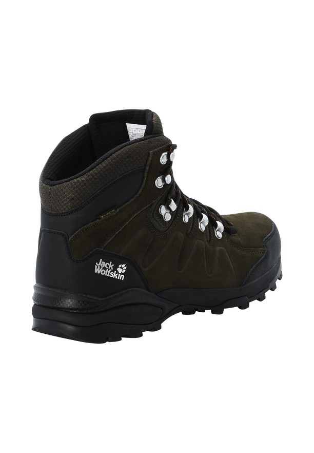 Black Jack Wolfskin Refugio Texapore Mid Men Hiking Shoes | 36049967