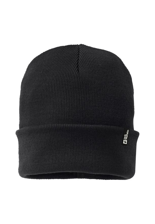 Black Jack Wolfskin Rib Men Beanie | 15169957