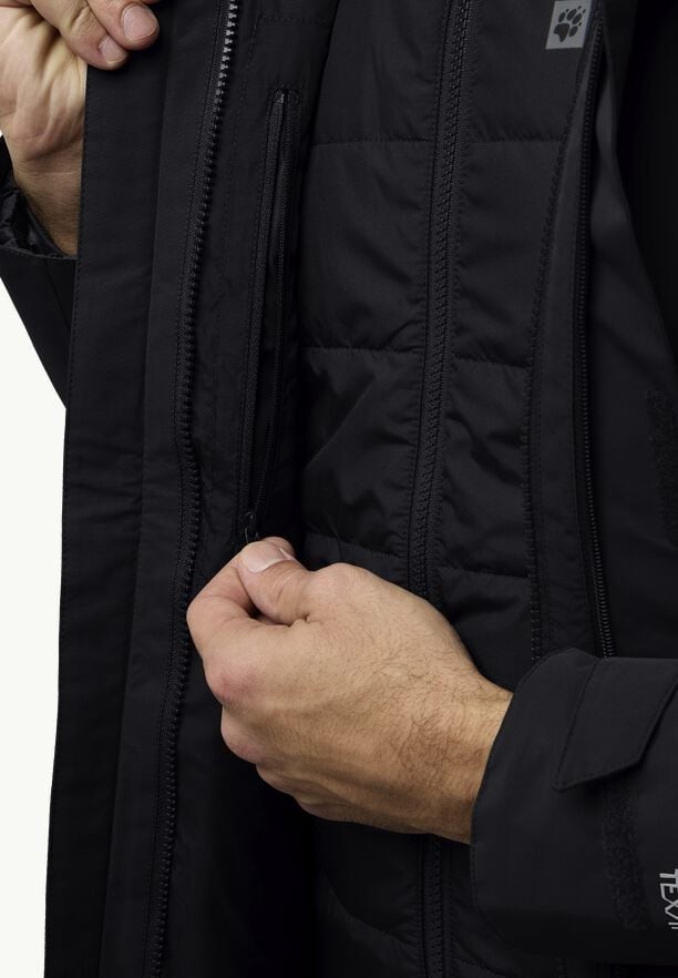 Black Jack Wolfskin Romberg 3in1 Men Jackets | 45834625