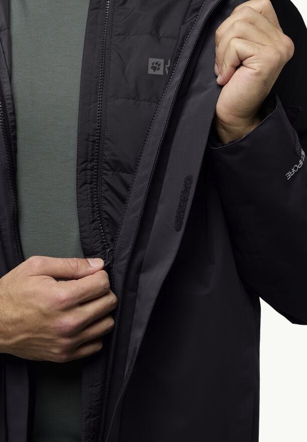 Black Jack Wolfskin Romberg 3in1 Men Jackets | 32906351