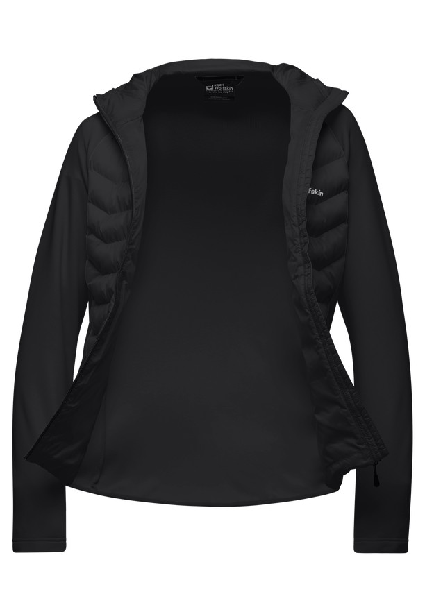 Black Jack Wolfskin Routeburn Pro Hybrid Men Jackets | 82619479