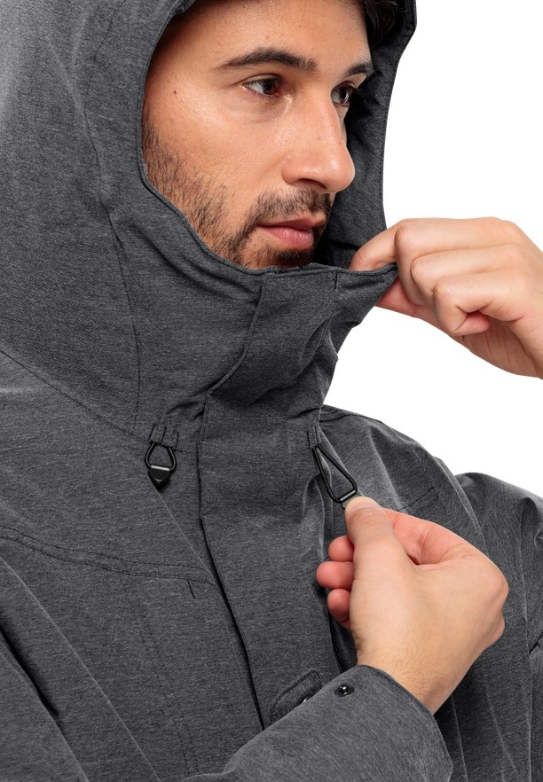 Black Jack Wolfskin Snowy Park Men Winter Jackets | 58055320