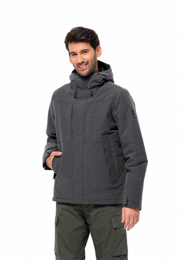 Black Jack Wolfskin Snowy Park Men Winter Jackets | 58055320