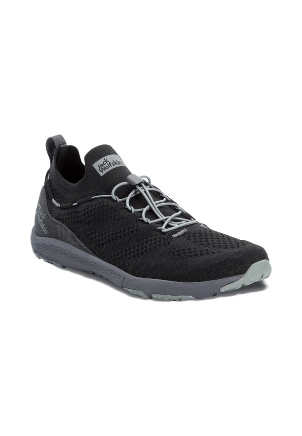 Black Jack Wolfskin Spirit Knit Low Men Sneakers | 28805563