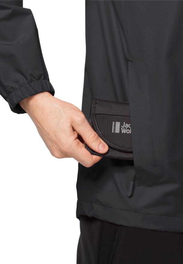 Black Jack Wolfskin Stormy Point 2l Men Rain Jackets | 12191767