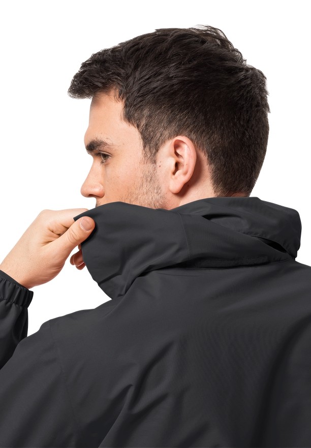 Black Jack Wolfskin Stormy Point 2l Men Rain Jackets | 12191767