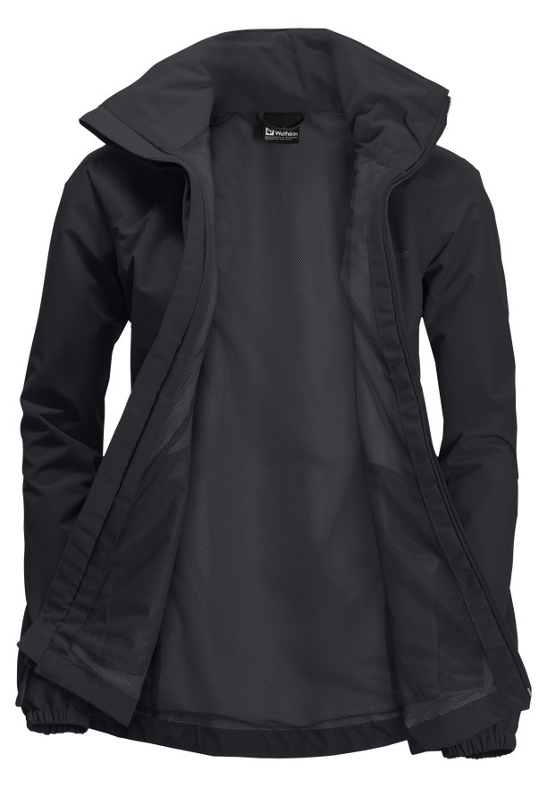 Black Jack Wolfskin Stormy Point 2l Women Rain Jackets | 46972543