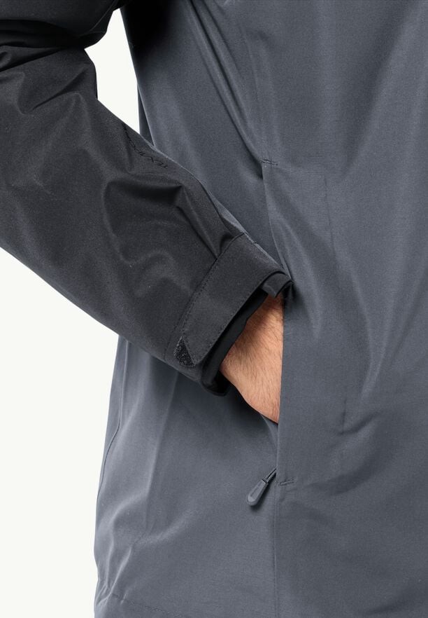 Black Jack Wolfskin Taubenberg 3in1 Men Jackets | 24177028