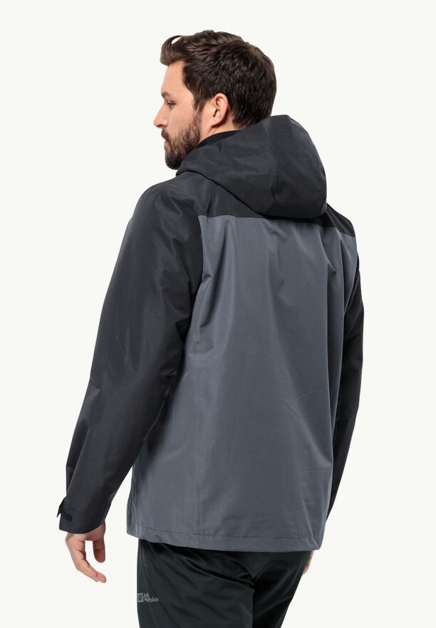 Black Jack Wolfskin Taubenberg 3in1 Men Jackets | 24177028
