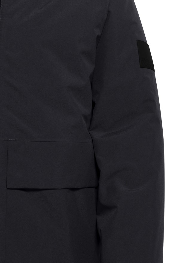 Black Jack Wolfskin Tempeltor Men Rain Jackets | 47355302
