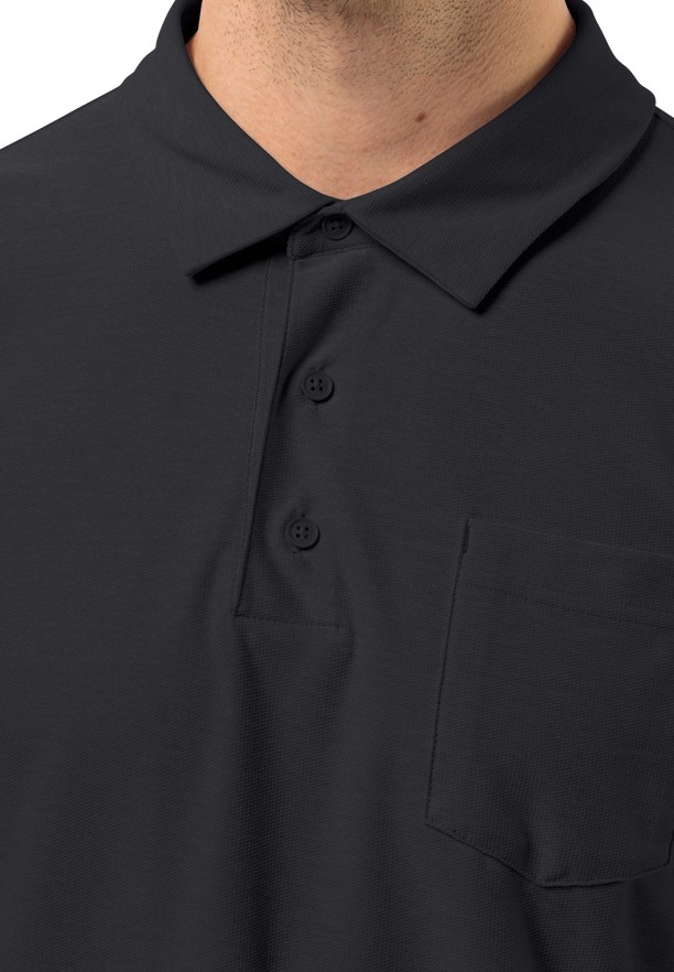 Black Jack Wolfskin Terral Men Polo Shirts | 44890436