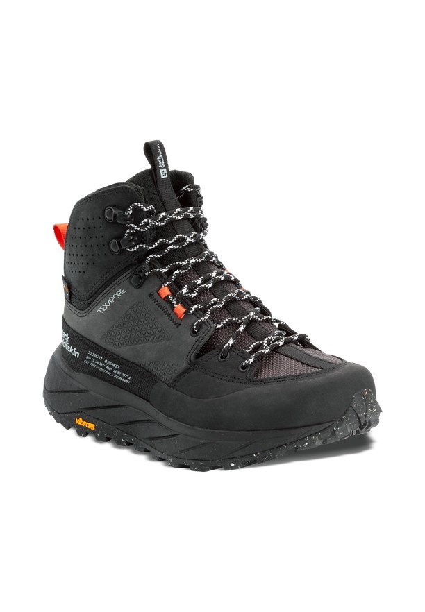 Black Jack Wolfskin Terraquest Texapore Mid Women Hiking Shoes | 11514108