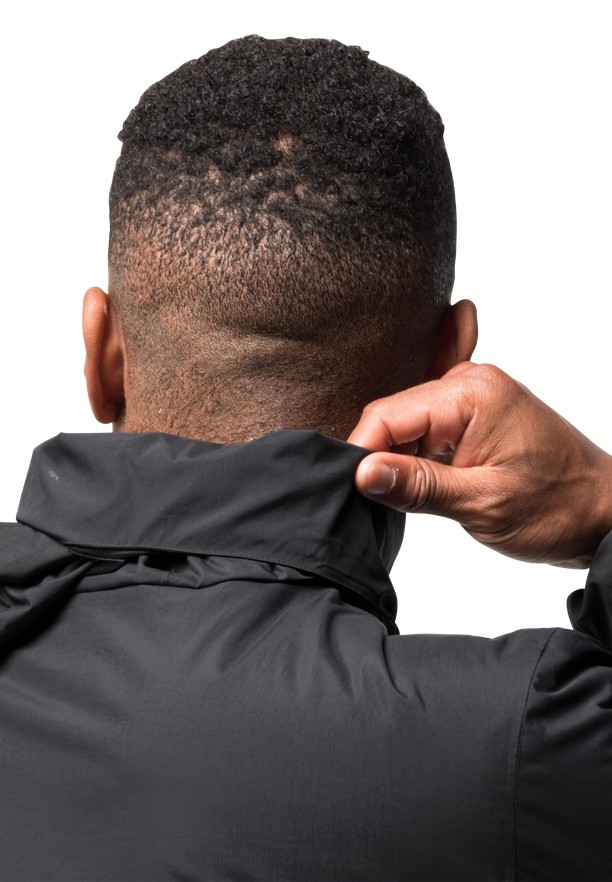 Black Jack Wolfskin Textor Men Rain Jackets | 72787822