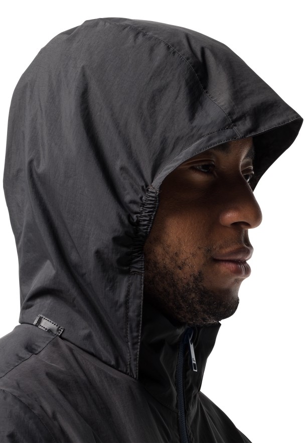 Black Jack Wolfskin Textor Men Rain Jackets | 72787822