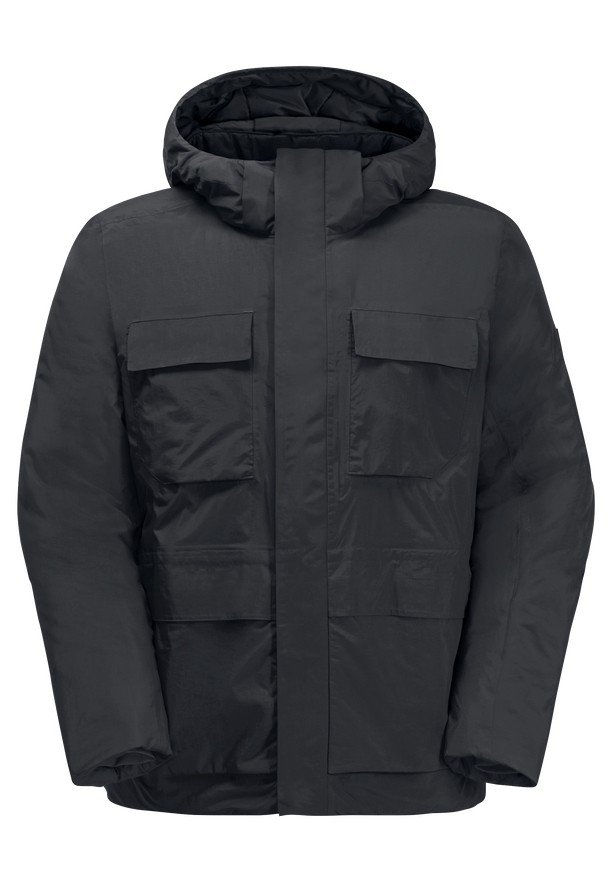 Black Jack Wolfskin Textor Utility Men Winter Jackets | 83700495