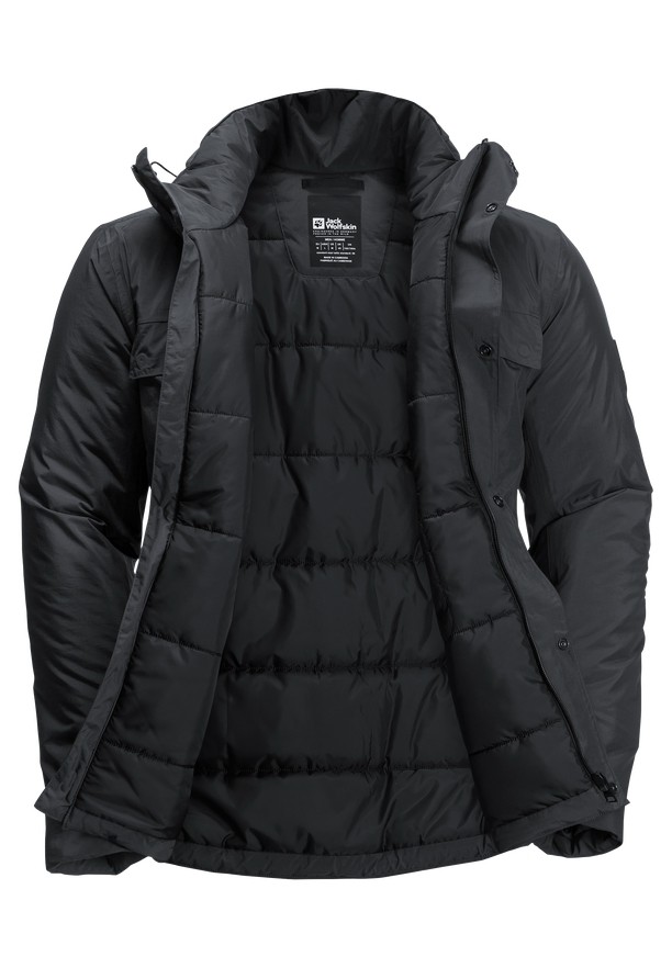 Black Jack Wolfskin Textor Utility Men Winter Jackets | 83700495
