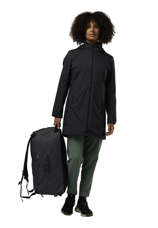Black Jack Wolfskin Traveltopia 45 Men Duffle Bags | 38479321