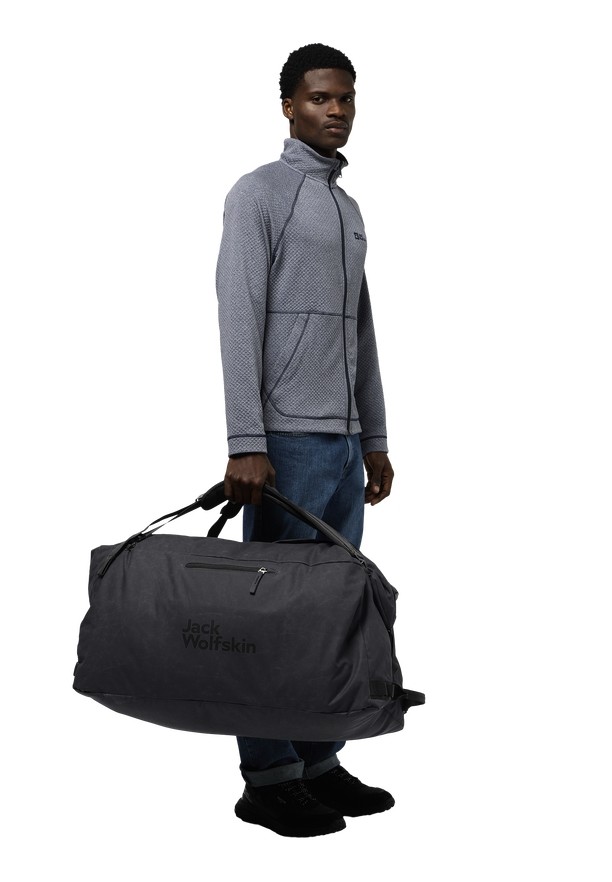 Black Jack Wolfskin Traveltopia 85 Men Duffle Bags | 65037635