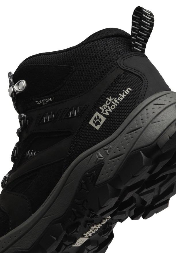 Black Jack Wolfskin Vojo Tour Lt Texapore Mid Men Hiking Shoes | 72752090