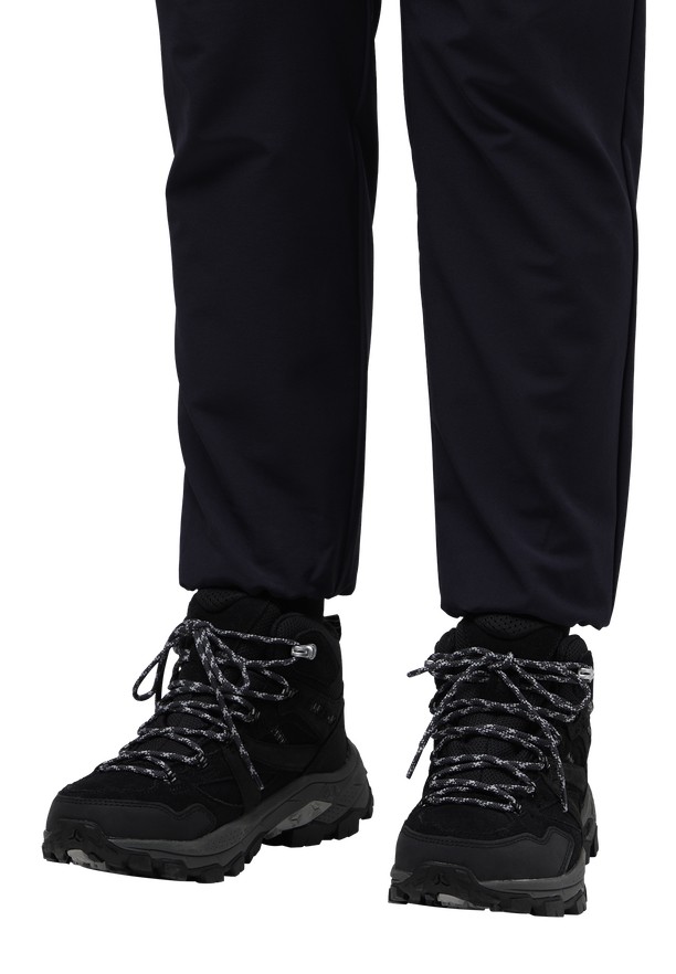 Black Jack Wolfskin Vojo Tour Lt Texapore Mid Women Hiking Shoes | 26417439