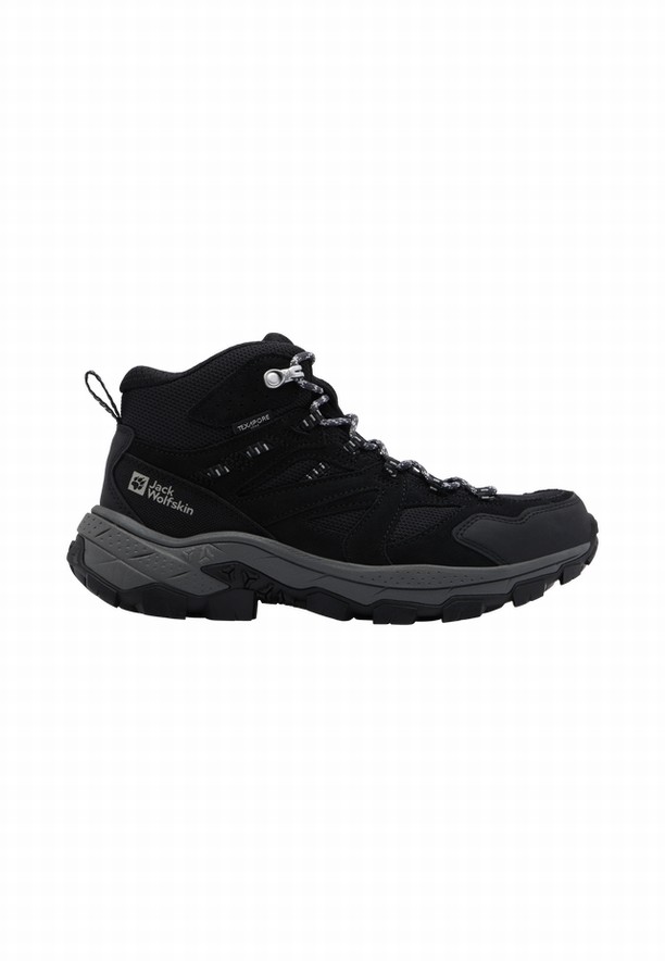 Black Jack Wolfskin Vojo Tour Texapore Mid Women Hiking Shoes | 17128778