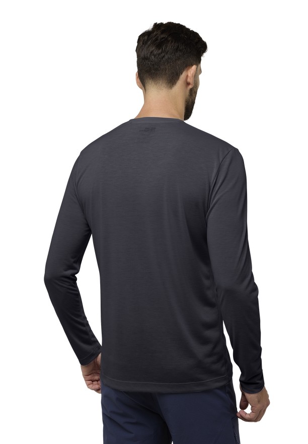 Black Jack Wolfskin Vonnan Ls Men T Shirts | 74950590