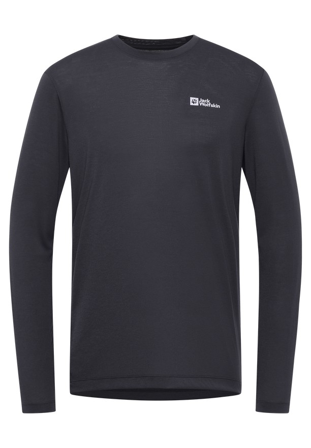 Black Jack Wolfskin Vonnan Ls Men T Shirts | 74950590