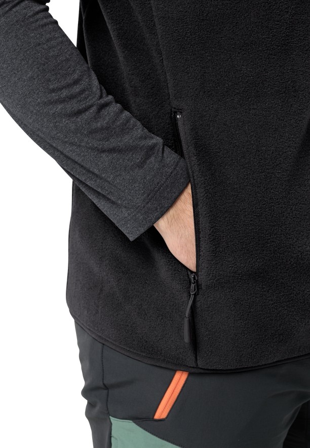 Black Jack Wolfskin Waldsteig Fz Men Vest | 87857371