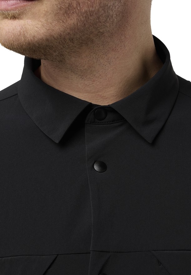 Black Jack Wolfskin Wanderest Ls Men Shirts | 95692901