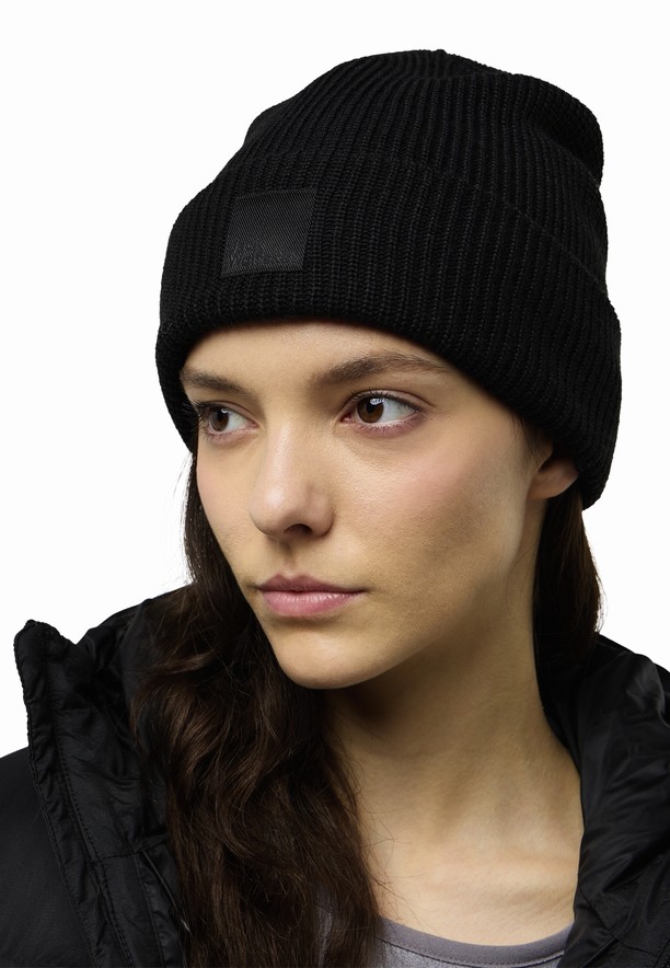 Black Jack Wolfskin Wanderest Men Beanie | 58928618