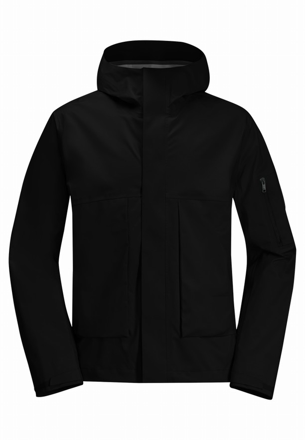 Black Jack Wolfskin Wandermood 3l Men Rain Jackets | 50140289
