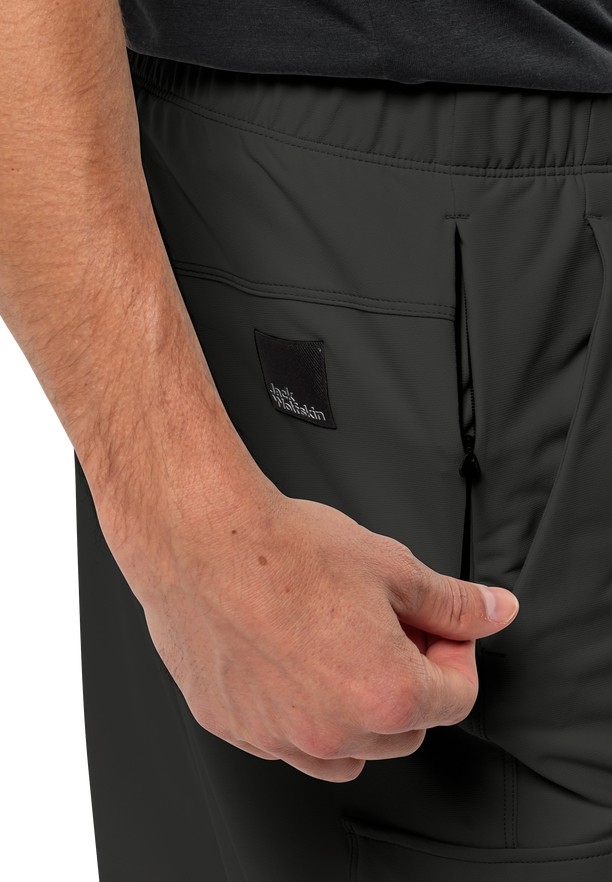 Black Jack Wolfskin Wandermood Men Pants | 99197051