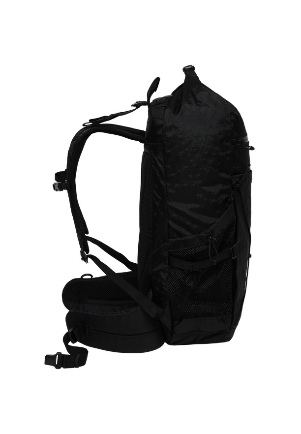 Black Jack Wolfskin Wandermood Rolltop 30 Men Hiking Backpack | 45935051