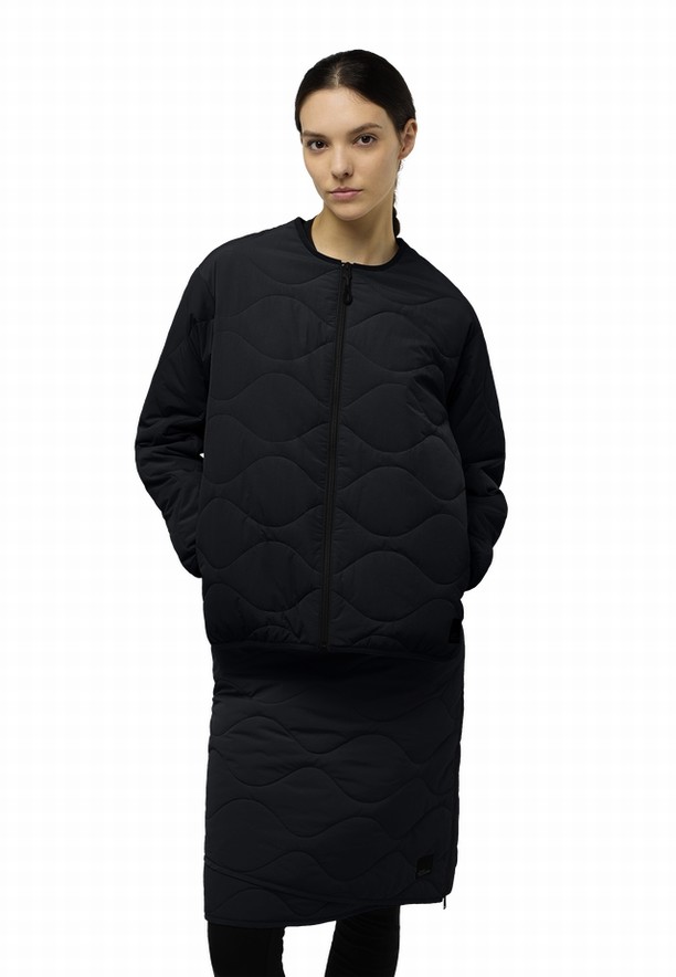 Black Jack Wolfskin Wandersome Ins Women Jackets | 97139182