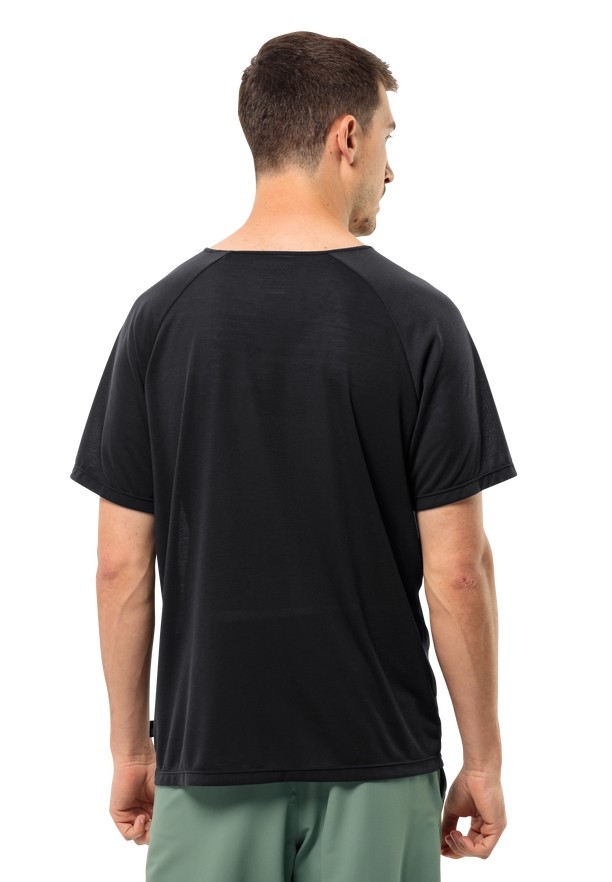 Black Jack Wolfskin Wanderword Men T Shirts | 57876263