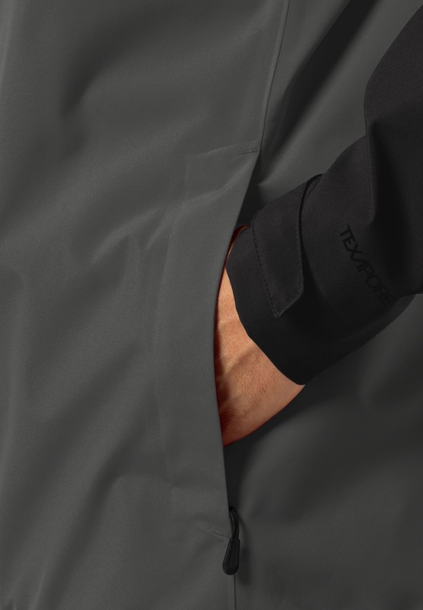 Black Jack Wolfskin Weiltal 2l Men Rain Jackets | 83466458
