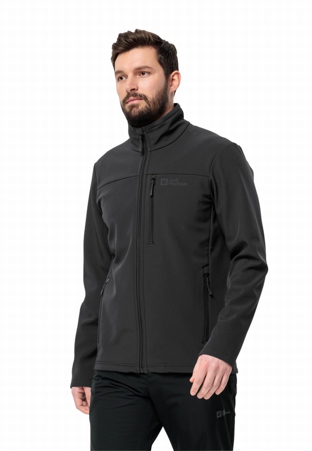 Black Jack Wolfskin Whirlwind Men Softshell Jackets | 46762671