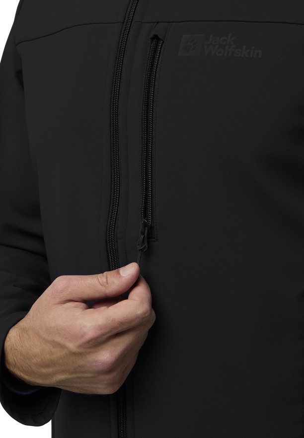 Black Jack Wolfskin Whirlwind Men Softshell Jackets | 13900367
