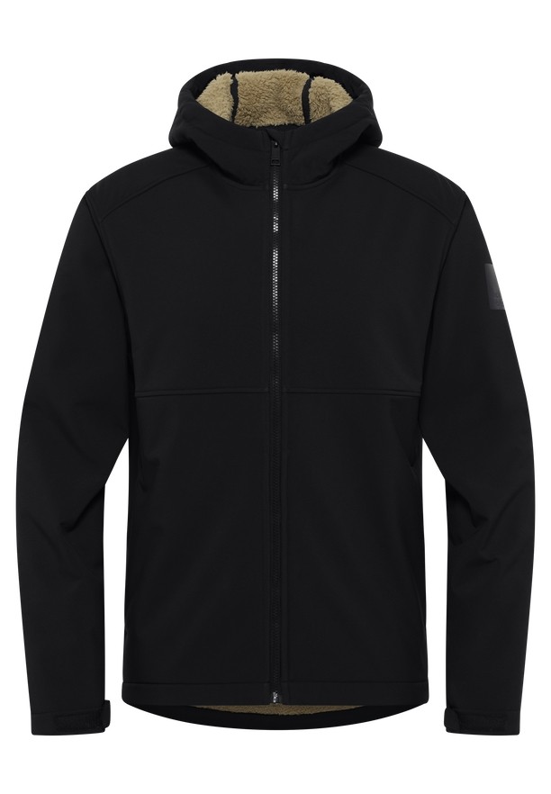 Black Jack Wolfskin Windland Men Softshell Jackets | 96390793