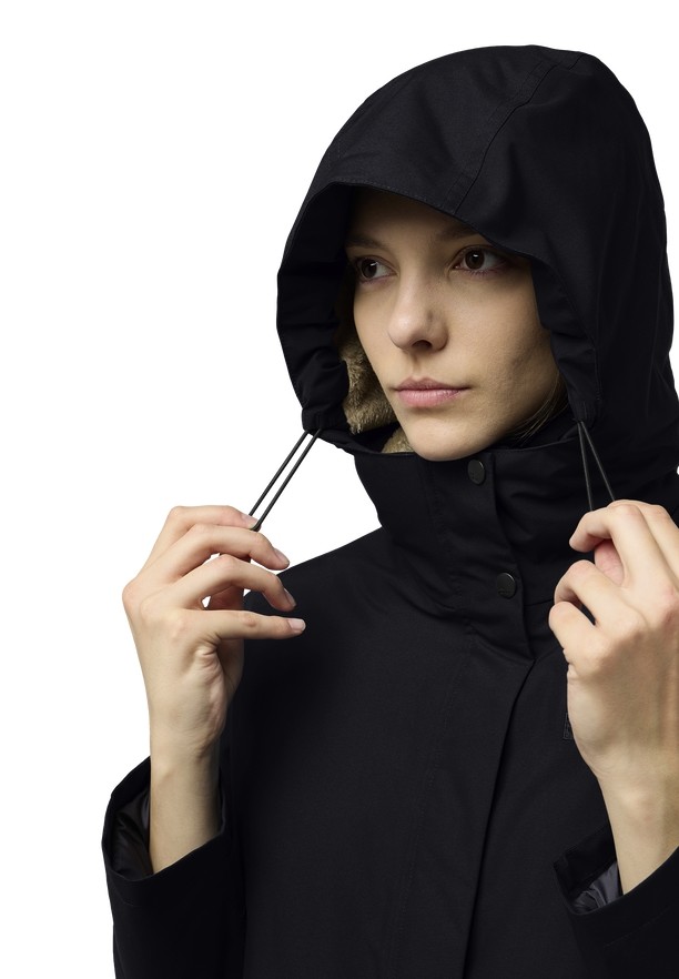 Black Jack Wolfskin Wintertor Women Coats | 95384663
