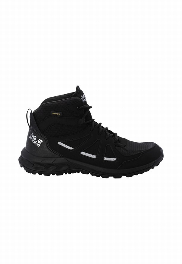 Black Jack Wolfskin Woodland 2 Texapore Mid Women Hiking Shoes | 50065761